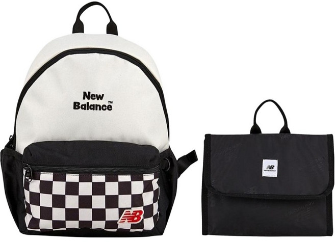 New Balance Kids 兒童圖案野餐包, 黑色