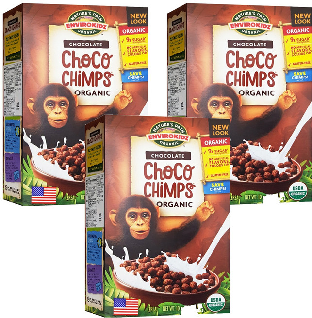 네이쳐스패스 초코침스 시리얼, 284g, 3개