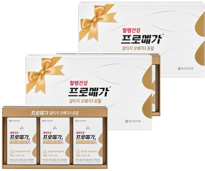 프로메가 알티지 오메가3 듀얼 선물세트, 180정, 2개