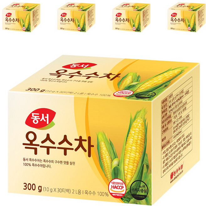 동서 옥수수차 티백, 10g, 30개입, 5개