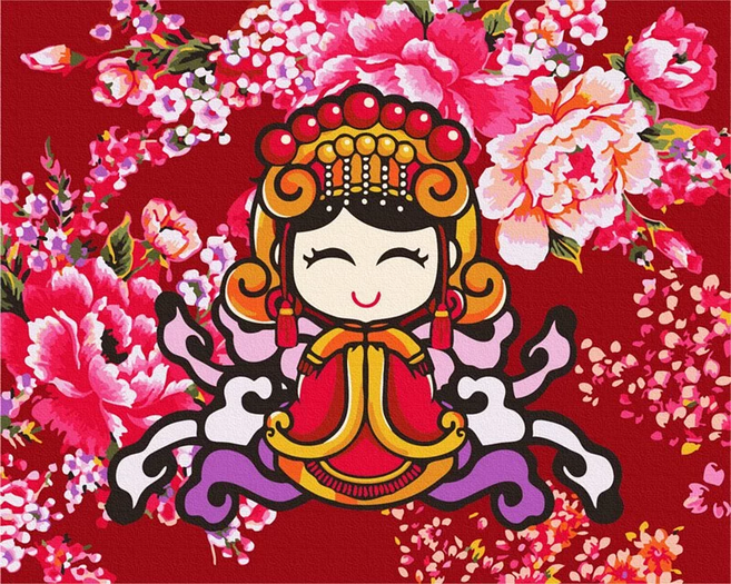 ArtLife 藝術生活 DIY彩繪數字油畫 50 x 40cm 台灣風情誌, 媽祖, 1組