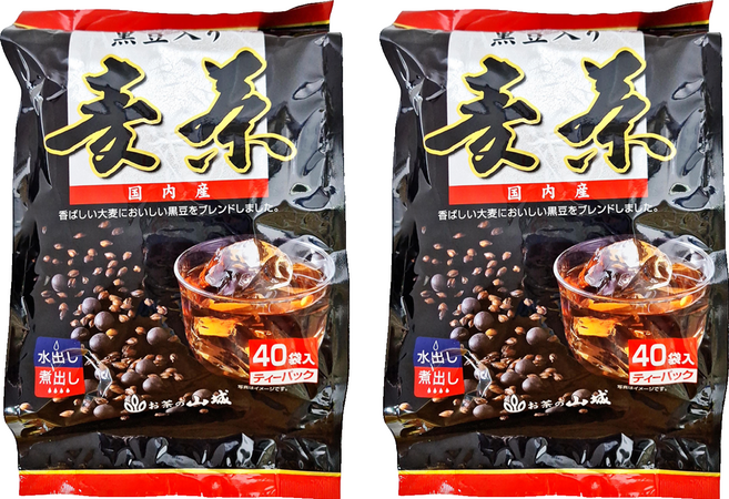 山城物產 黑豆麥茶, 10g, 40包, 2袋