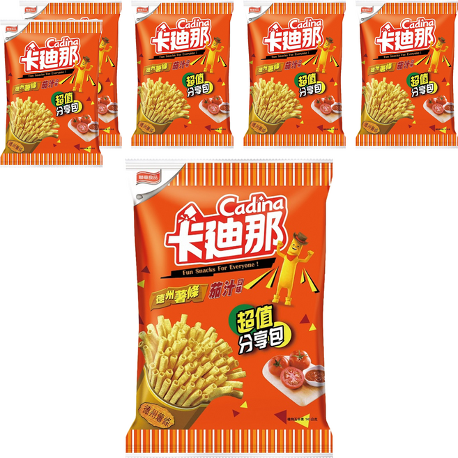 Cadina 卡迪那 德州薯條, 141g, 6包