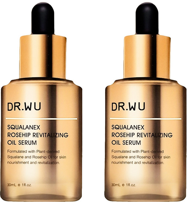 DR.WU 達爾膚 角鯊玫瑰果賦活精華油, 30ml, 2瓶