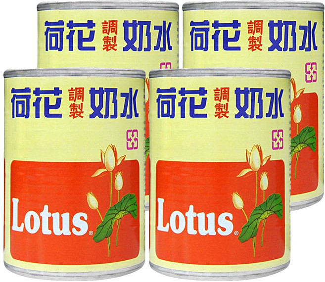 荷花 調製奶水 390g/罐, 390g, 4入
