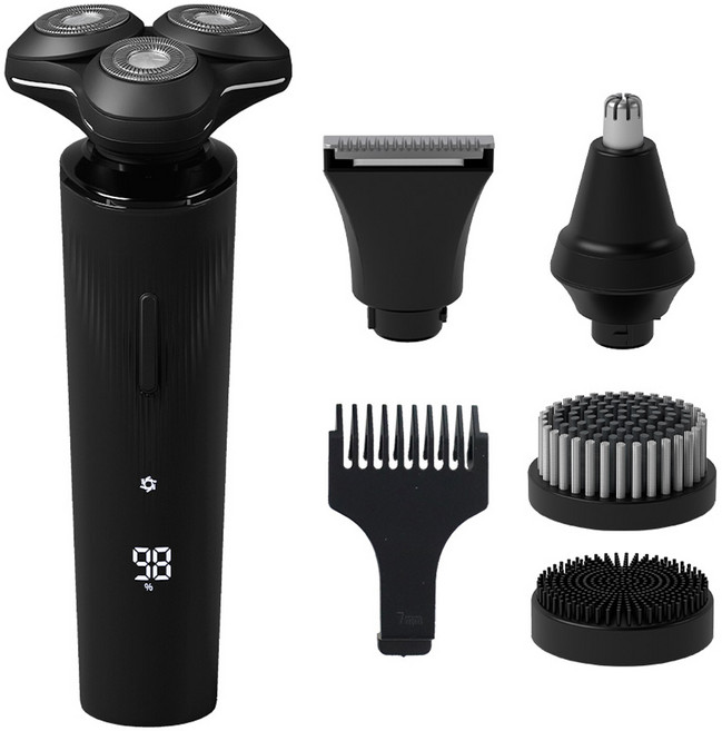 오아 멀티쉐이버 전기 전동 휴대용 면도기, OERZ-001BK, 블랙