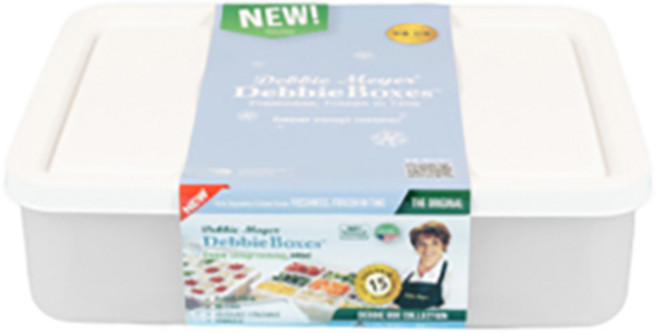 데비마이어 데비박스 유연 밀폐 모듈 냉동용기 스노우화이트 600ml, 1개입, 1개