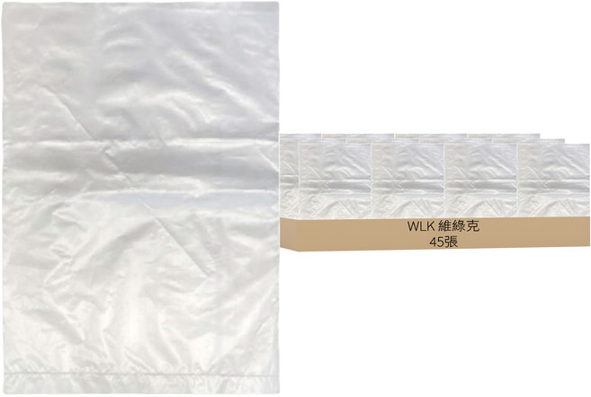 WLK 維綠克 環保強韌耐熱袋 15斤, 厚0.02mm, 45張, 1包