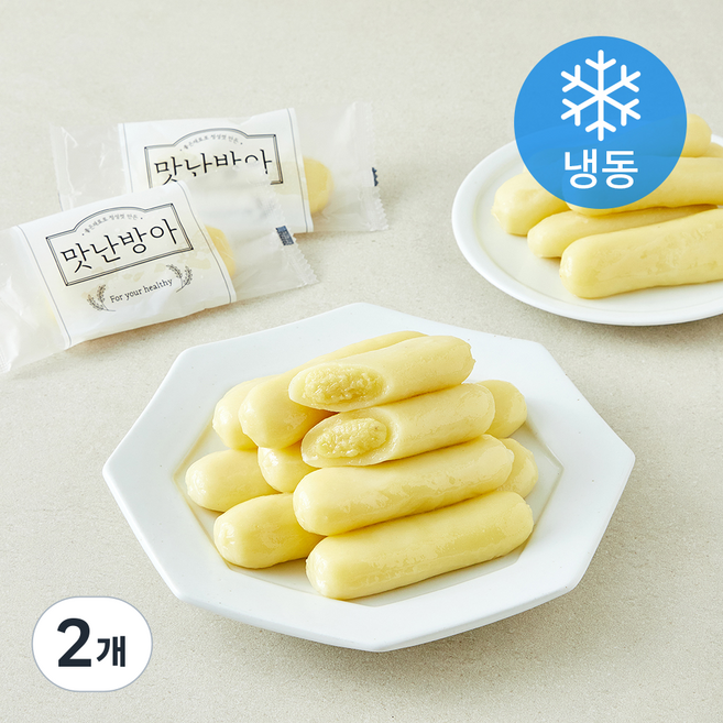맛난방아 바나나스틱떡 (냉동), 40g, 2개, 25개입