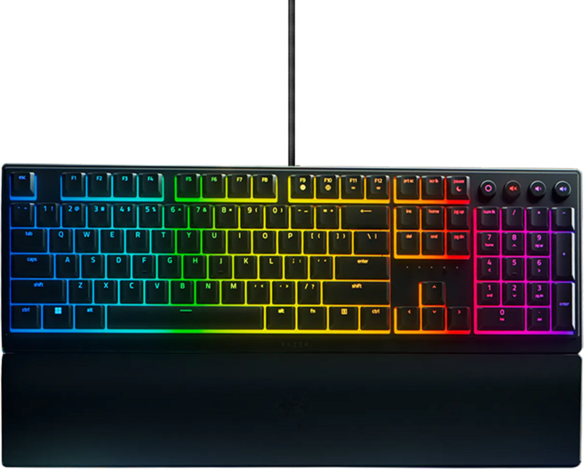 RAZER 雷蛇 Ornata V3 電競 Wired 鍵盤 黑色 Mecha-membrane RGB Full-sized RZ03-04461600-R3T1