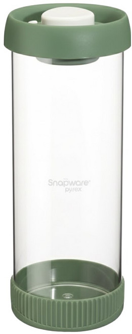 Corelle Brands 康寧餐具 Snapware 按壓真空玻璃儲物罐, 容器 + 蓋子, 1個