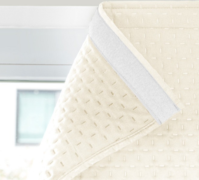 더자리 외풍차단 다운필 패딩 붙이는 방한커튼 패브릭 뽁뽁이