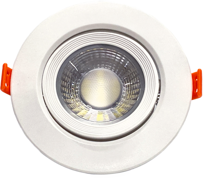 SAMPO 聲寶 9W LED可調式崁燈 LX-PD091E 9.5cm開孔 晝光色, 1個
