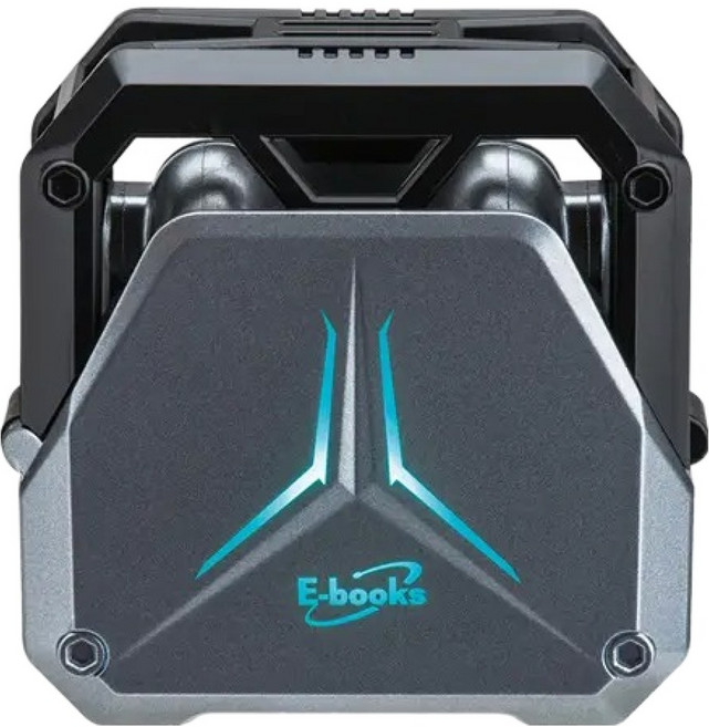 E-books SS47電競重低音發光真無線藍牙5.3耳機 1盒, E-EPA252, 黑色