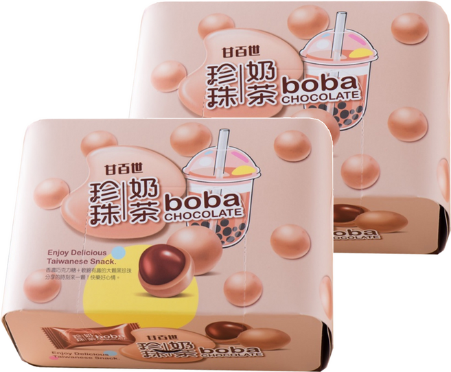 KAISER 甘百世 珍珠奶茶巧克力糖, 70g, 2盒