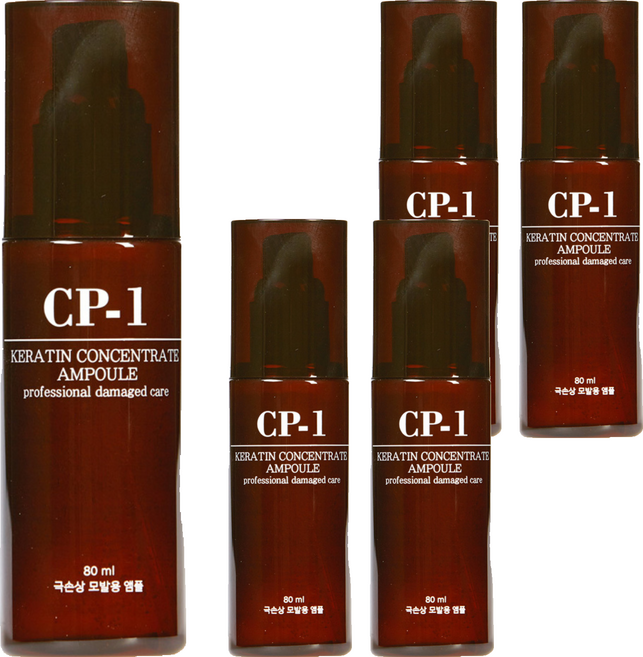 씨피원 케라틴 극손상 모발용 헤어앰플, 80ml, 5개