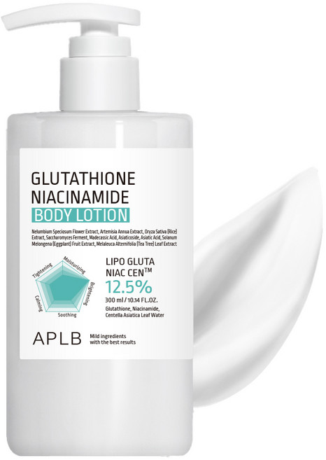 APLB 穀胱甘肽菸鹼醯胺身體乳液, 300ml, 1瓶