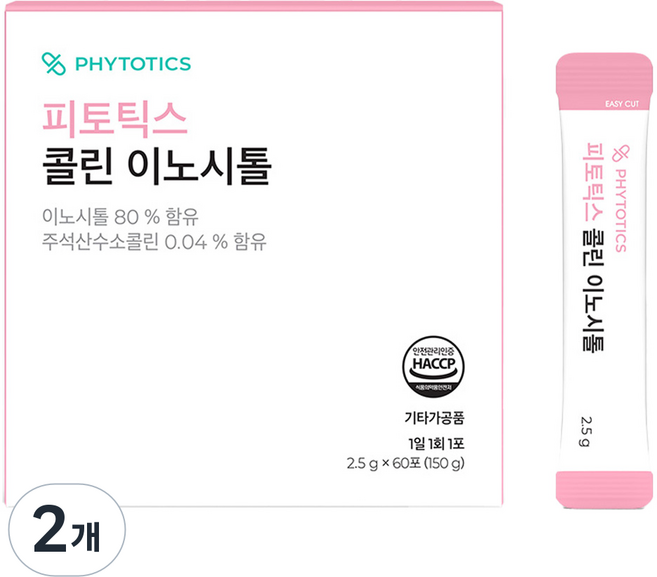 피토틱스 콜린 이노시톨 60p, 150g, 2개