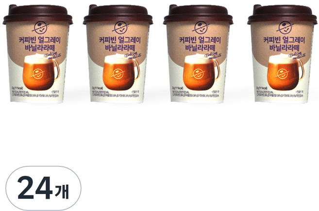 커피빈 얼그레이 바닐라라떼 원컵, 25g, 24개