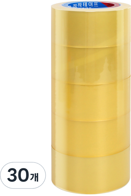 코멧 63 μm 중포장용 박스 테이프 48 mm*40 m, 30개