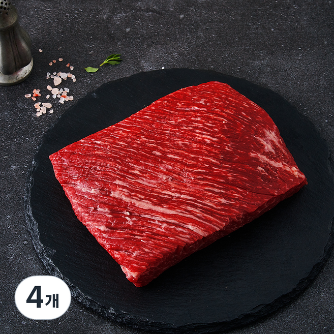 실속한우 조은장터 양지 덩어리 2등급 국거리용 (냉장), 300g, 4개