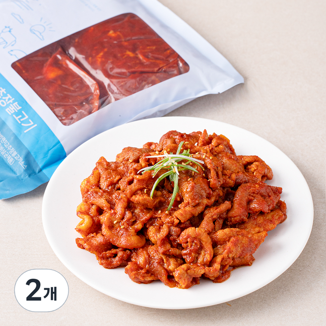 새벽랜치 한돈 고추장불고기 2개입, 1kg, 2개