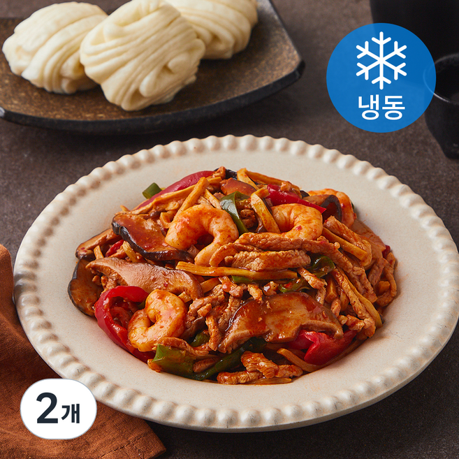 프로즌 고추잡채와 꽃빵 (냉동), 700g, 2개