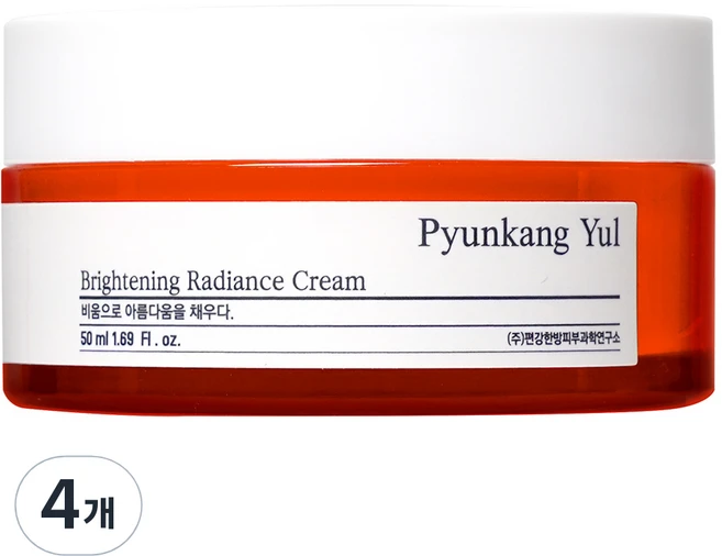 편강율 브라이트닝 광채 크림, 50ml, 4개 - 쿠팡