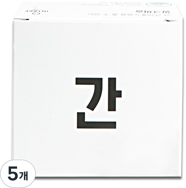 인테이크 간 건강에 도움을 줄 수 있는 밀크씨슬, 30정, 5개