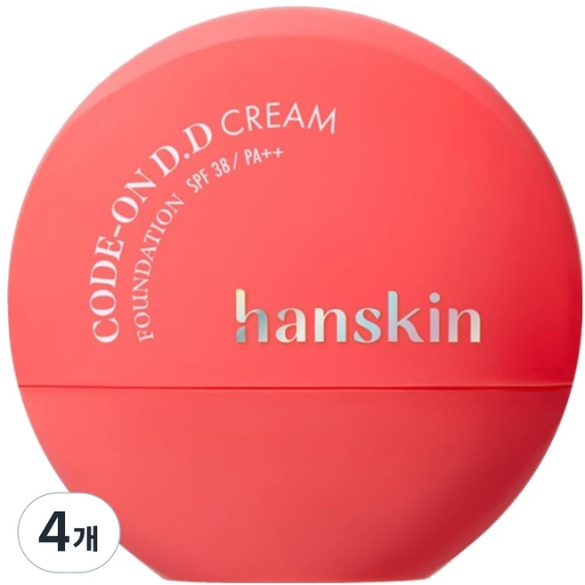 한스킨 코드온 디디 크림 파운데이션 35ml, 23N 내추럴베이지, 4개 - 쿠팡