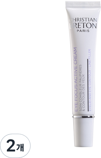 크리스티앙 브르통 아이포커스 액티브 아이크림, 2개, 10ml