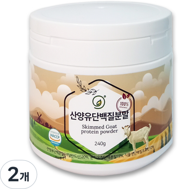 산양유 유청단백질 프로틴 밸런스 분말, 2개, 240g