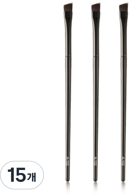 데일리프렌즈 조니아 아이라이너 브러쉬, 블랙, 15개