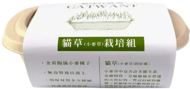 貓咪旺農場 小麥草 DIY 組, 1個