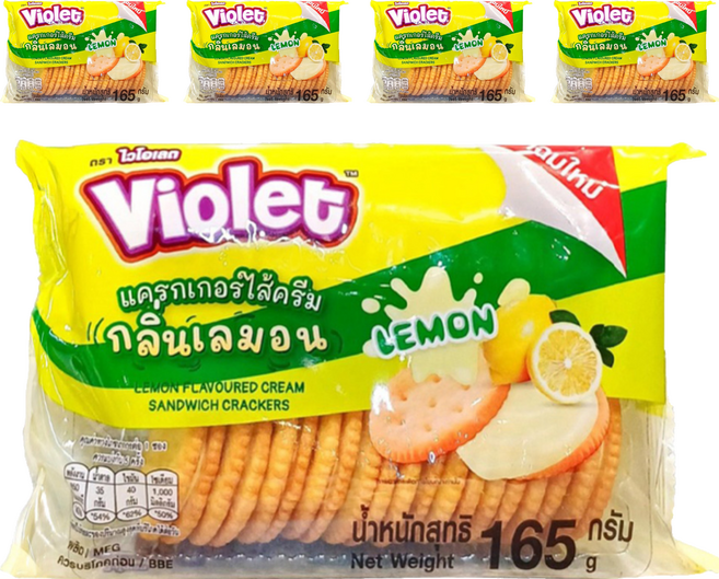 Violet 雙盟 檸檬三明治, 165g, 5包