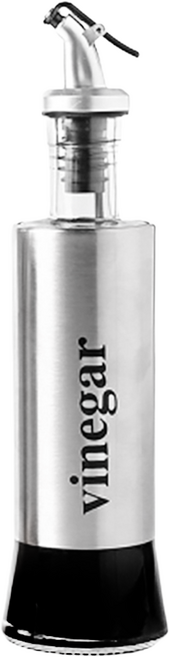 Reddot 紅點生活 不鏽鋼防漏調味按壓控量油瓶 300ml 含不鏽鋼漏斗 醋瓶 vinegar 1個