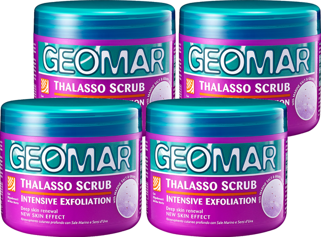 지오마 인텐시브 바디스크럽, 600g, 4개