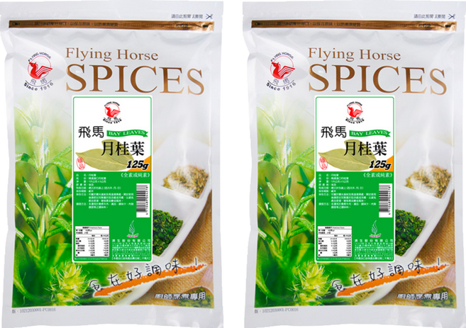 飛馬 月桂葉, 125g, 2包