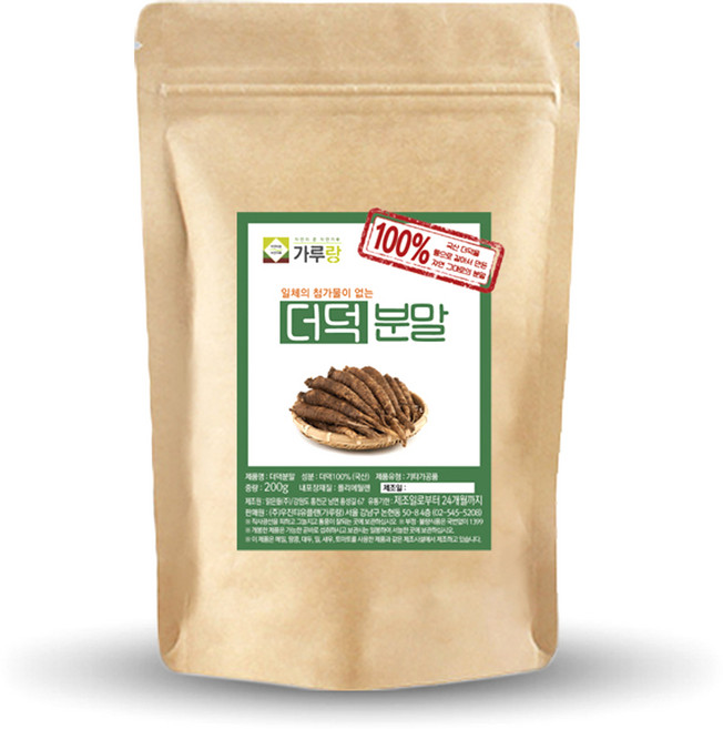 가루랑 더덕 분말, 200g, 1개