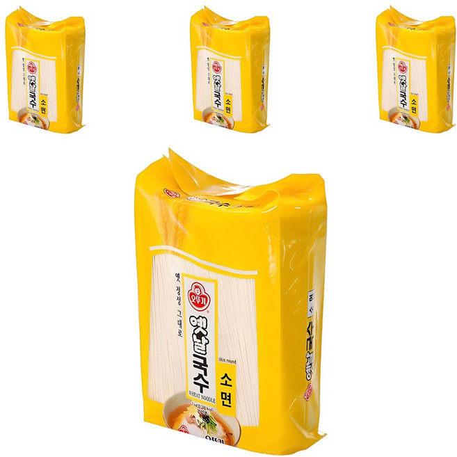 오뚜기 옛날국수 소면, 4개, 3kg