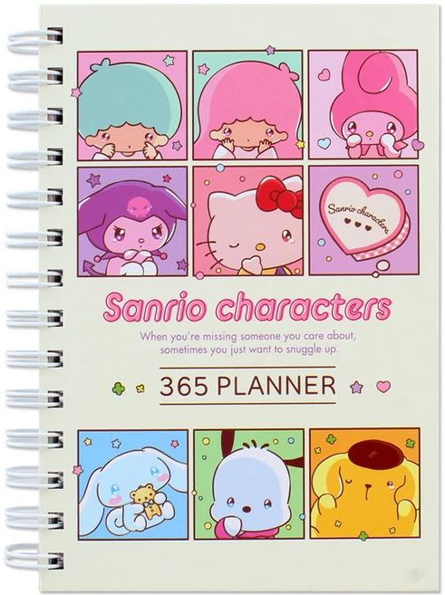 산리오 365 데일리 플래너, 혼합색상, 1개 - 쿠팡