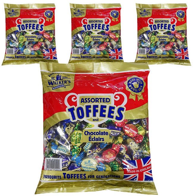 워커스논서치 어쏠티드 토피스 앤드 초콜릿 에클레어, 920g, 4개