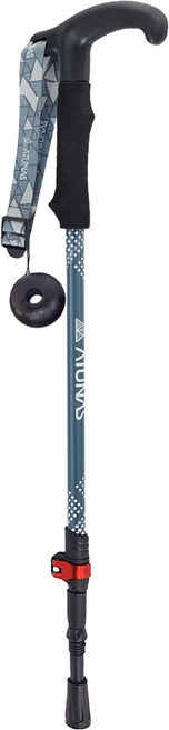 ATUNAS 歐都納 T把鋁合金三節旋轉避震登山杖 深藍色, 1支