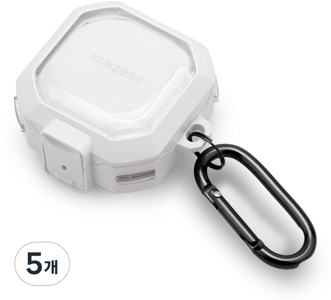 GOOSPERY Bumper Lock 硬殼保護殼, Galaxy Buds2 Pro / Buds2 / Buds Pro / Buds Live / Buds FE, 透明白