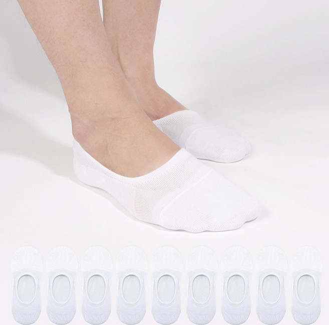 두발로 남성용 앞꿈치 보강 페이크삭스 10켤레