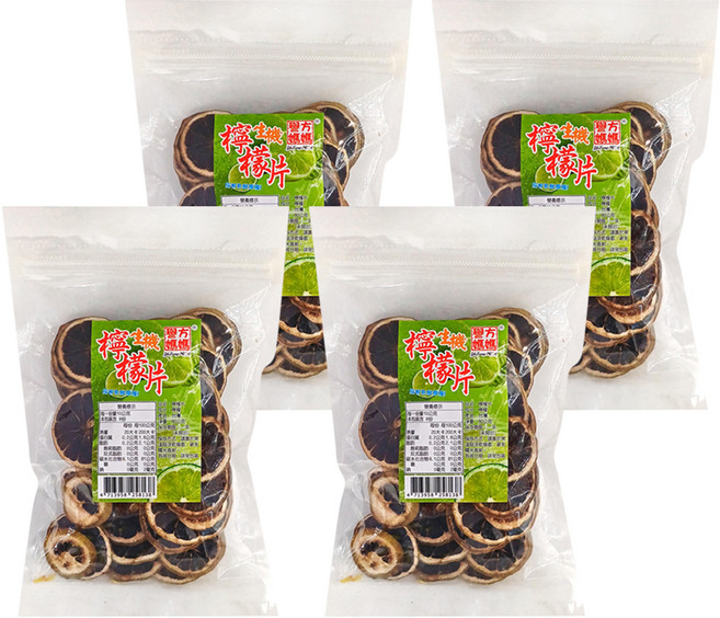 譽方媽媽 檸檬片, 80g, 4包