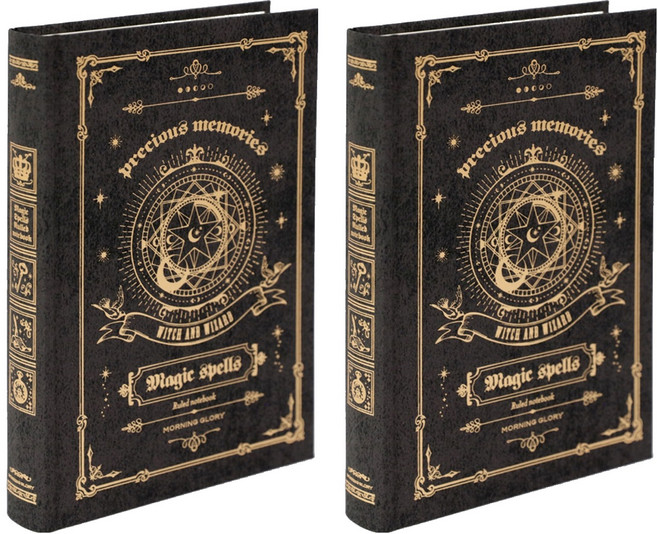 모닝글로리 마법주문서 ver 2 노트 224매, 블랙, 2개