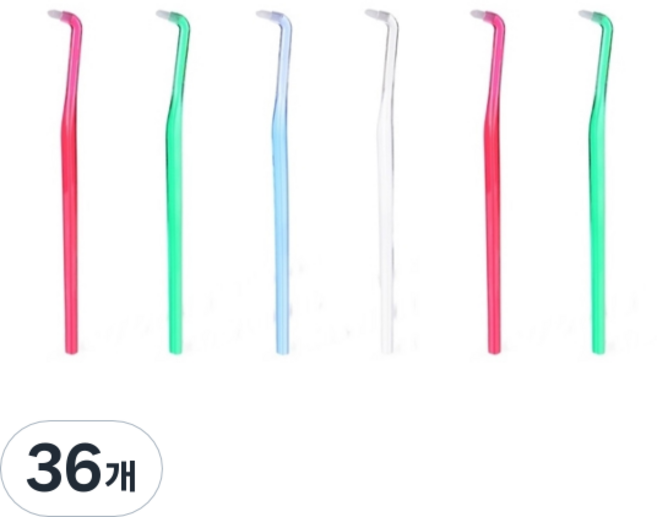 미소덴탈 어금니 칫솔 돔형, 1개입, 36개