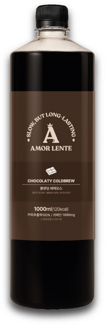 아몰렌떼 콜드브루 원액 블렌딩 베헤모스 더치커피, 1L, 1개, 1개입