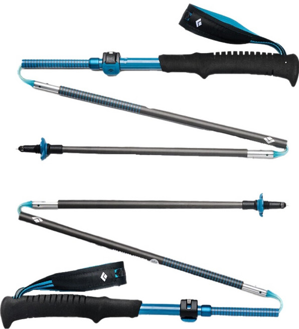 블랙다이아몬드 디스턴스 카본 FLZ 폴 세트 BD112555, Desert Sky, 1세트